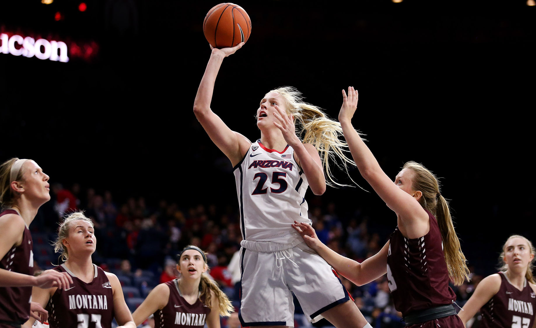 Arizona Wildcats 100, Montana Grizzlies 51